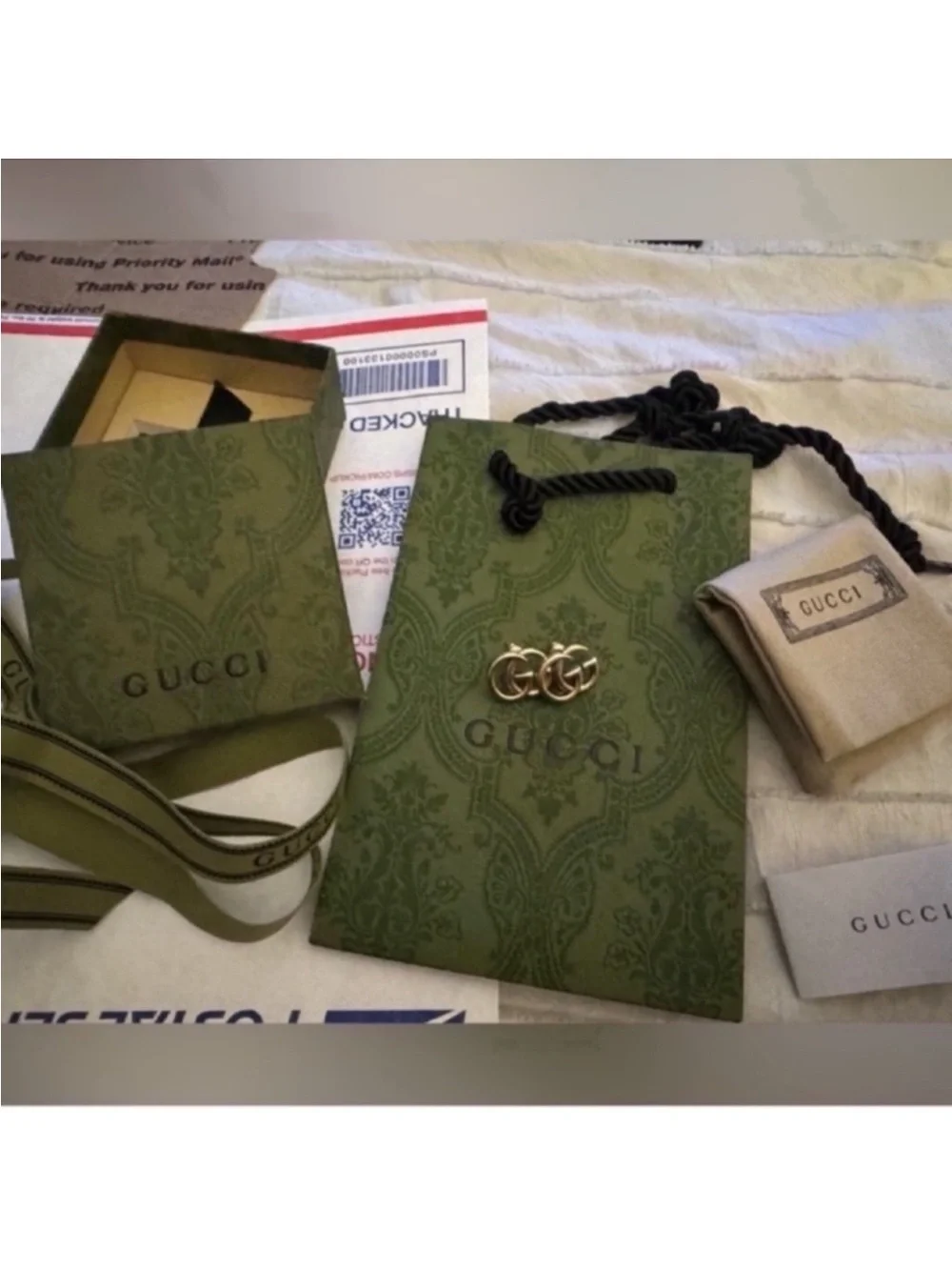 Gucci Double G Hair Pin in Gold-Tone Metal